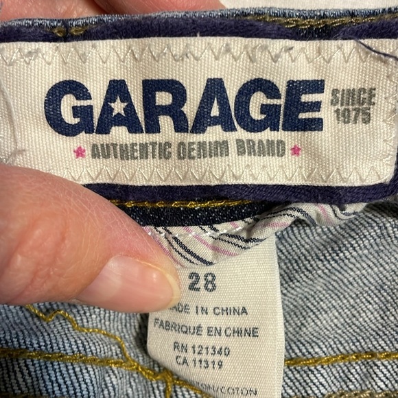 Vintage Garage Bootcut Jeans, stretchy blue, 28 - Picture 7 of 8